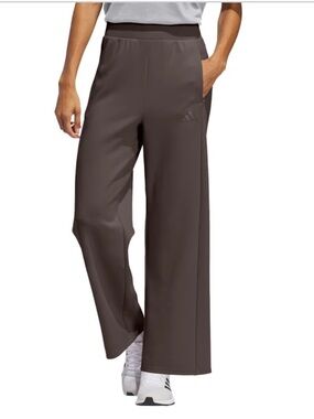 NEW adidas Women’s Wide-Leg Track Pants in Brown